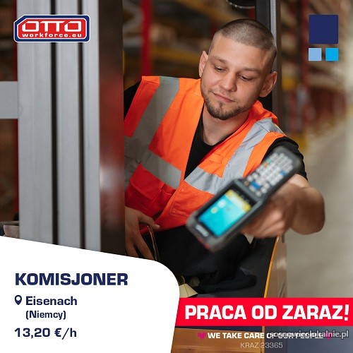 Komisjoner w magazynie z książkami i art. Papierniczymi - 13,20 €/h. Komisjoner w magazynie z książkami i art. Papierniczymi - 13,20 €/h.