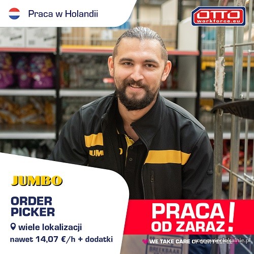 Order Picker w JUMBO. - Super oferta pracy OD ZARAZ! - Holandia. Order Picker w JUMBO. - Super oferta pracy OD ZARAZ! - Holandia.