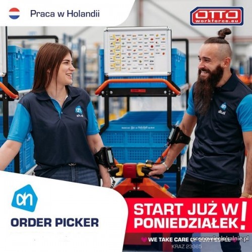 Zbieranie zamówień w Albert Heijn. Wyjedź w październiku. – Holandia. Zbieranie zamówień w Albert Heijn. Wyjedź w październiku. – Holandia.