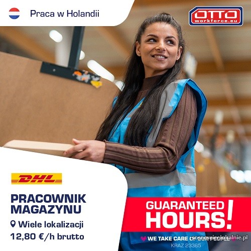 Pracowni_k/czka magazynu DHL guaranteed hours! Pracowni_k/czka magazynu DHL guaranteed hours!