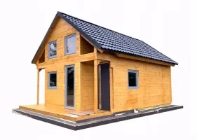 Drewniany domek całoroczny letniskowy Producent 5m/7m 15/20 Drewniany domek całoroczny letniskowy Producent 5m/7m 15/20