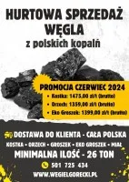 Węgiel z polskich kopalń / Promocja Czerwcowa Węgiel z polskich kopalń / Promocja Czerwcowa