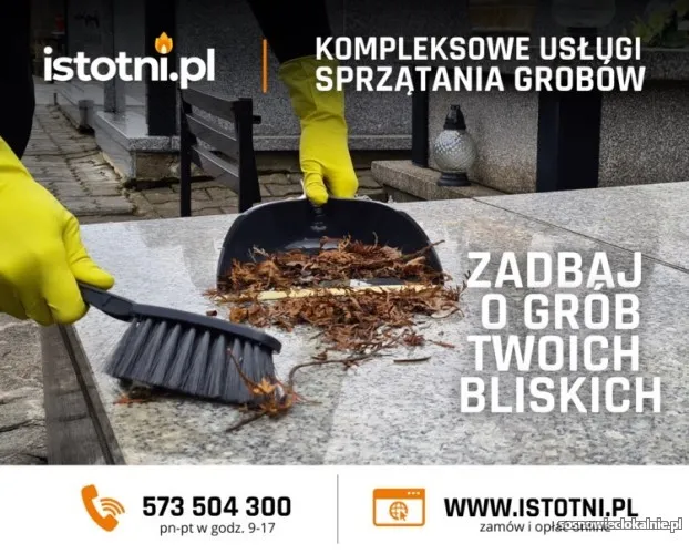 Sprzątanie grobów Sosnowiec, opieka nad grobami