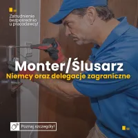 Monter Ślusarz NIEMCY PRACA Monter Ślusarz NIEMCY PRACA