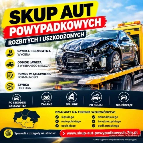 Skup rozbitych samochodów z dojazdem - skup-aut-powypadkowych.7m.pl